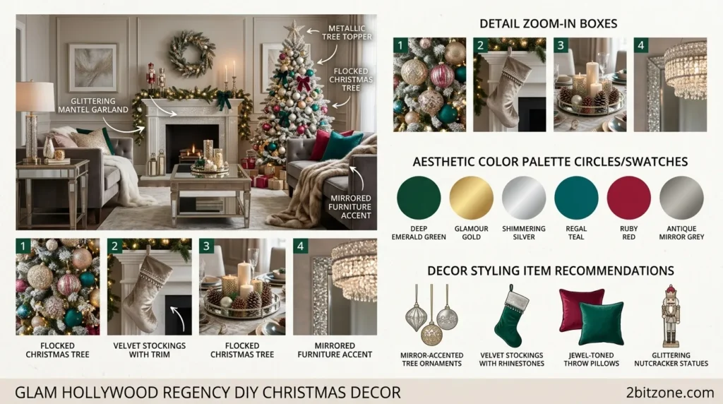 Glam Hollywood Regency Diy Christmas Decor