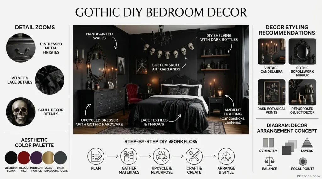Gothic Diy Bedroom Decor
