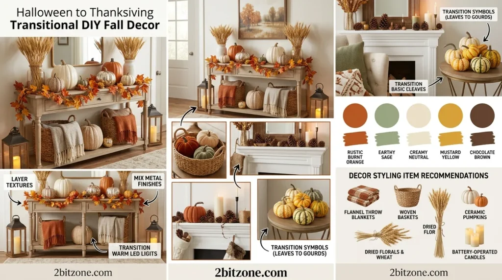 Halloween To Thanksgiving Transitional Diy Fall Decor