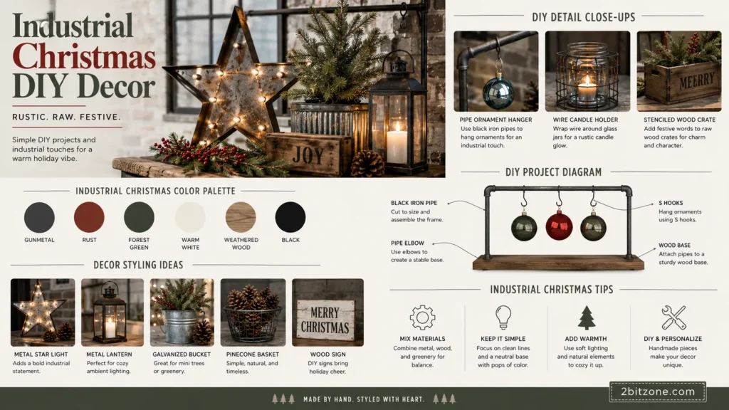Industrial Christmas Diy Decor