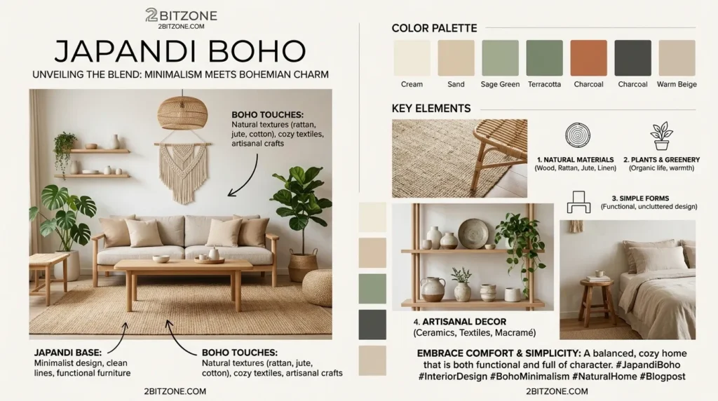Japandi Boho