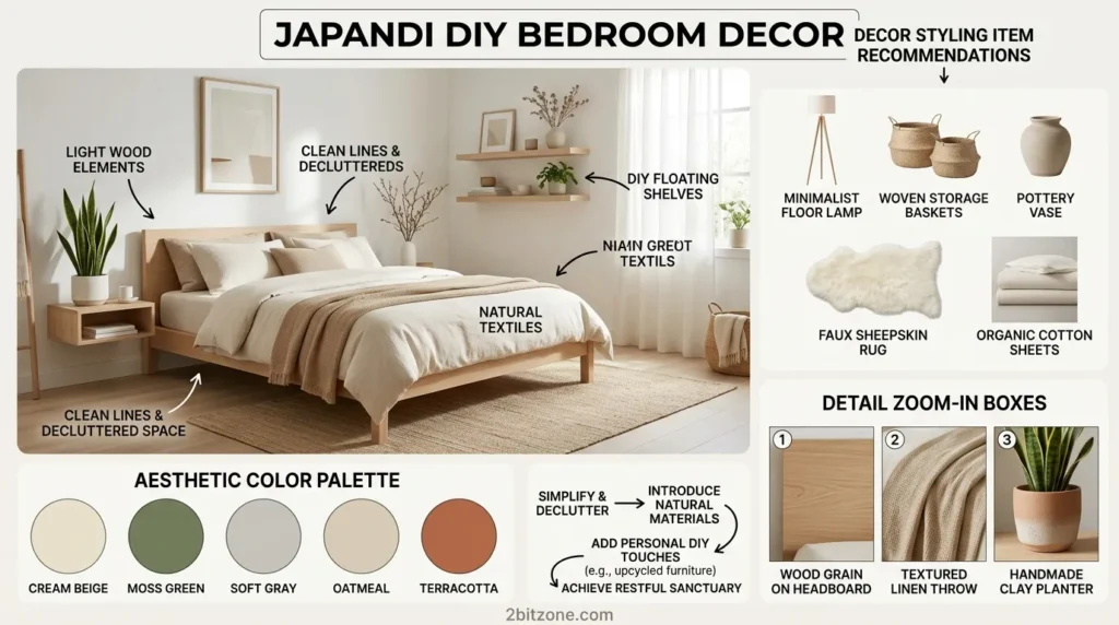 Japandi Diy Bedroom Decor