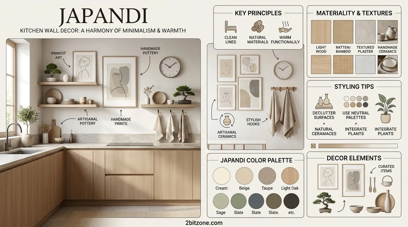 Japandi Kitchen Wall Decor