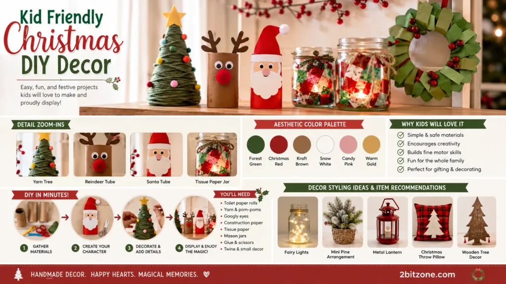 Kid Friendly Christmas Diy Decor
