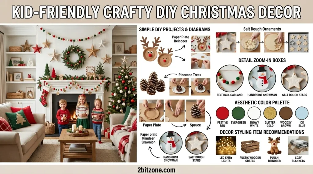 Kid Friendly Crafty Diy Christmas Decor