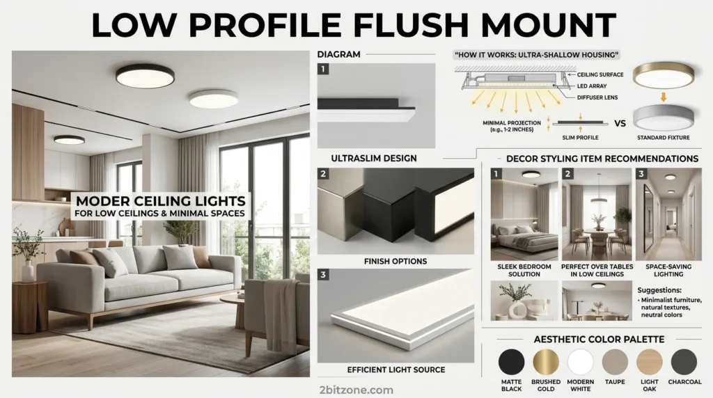 Low Profile Flush Mount
