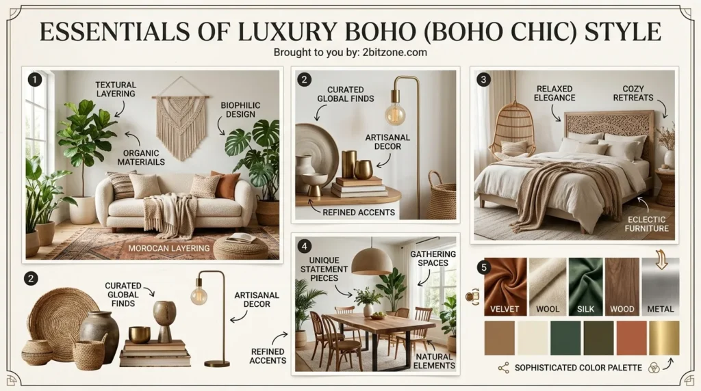 Luxury Boho Boho Chic boho bedroom decor