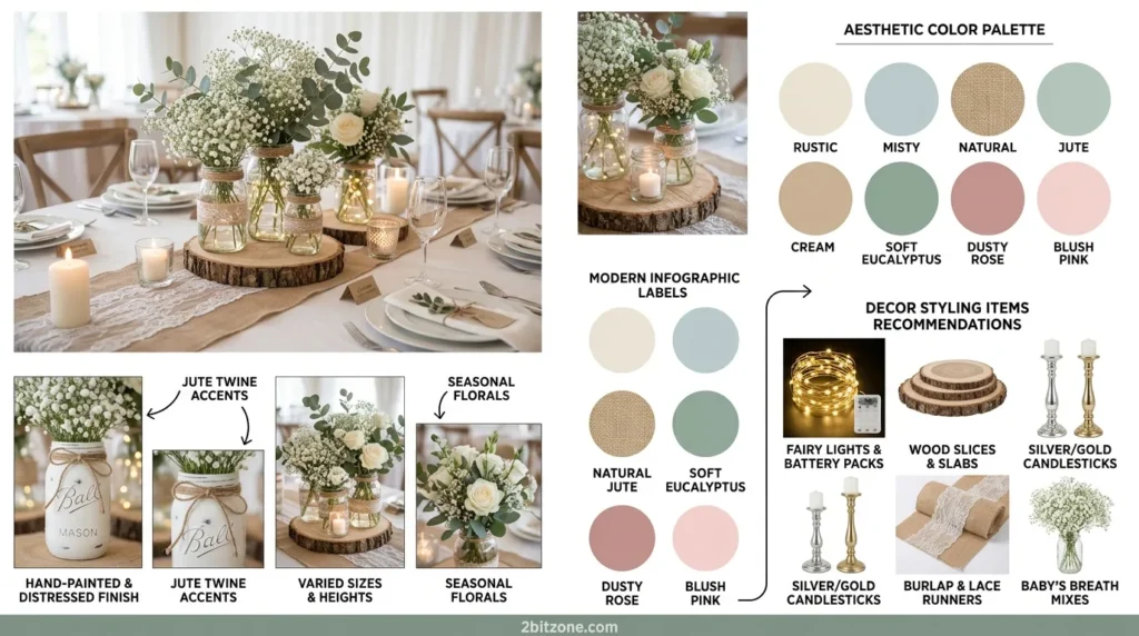 Mason Jar Centerpieces