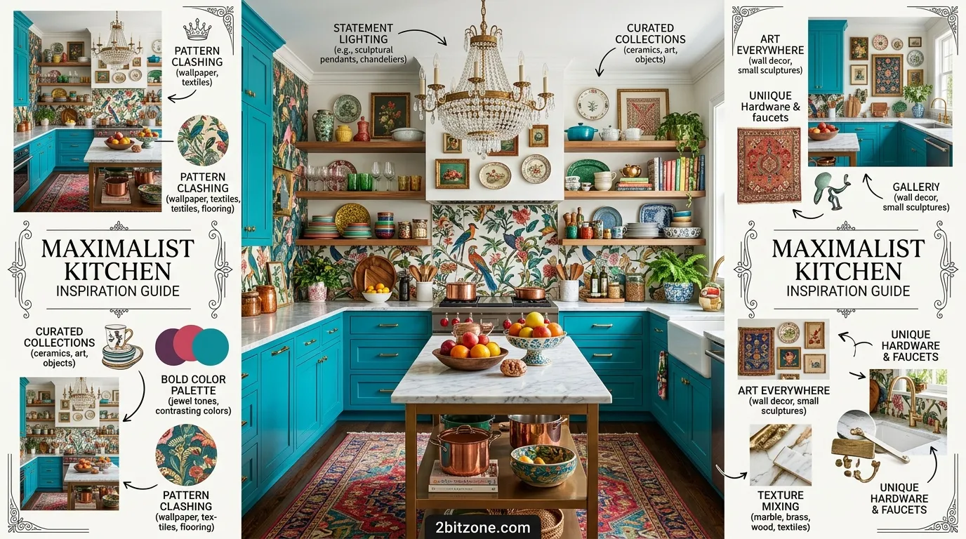 Maximalist Kitchen Decor