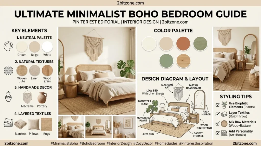 Minimalist Boho Bedroom Decor