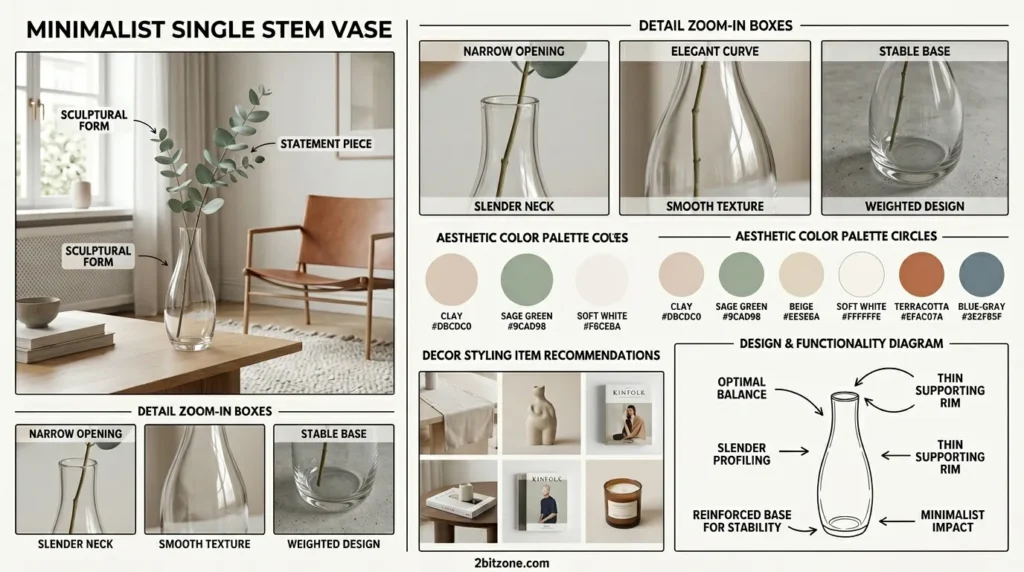 Minimalist Single Stem Vase