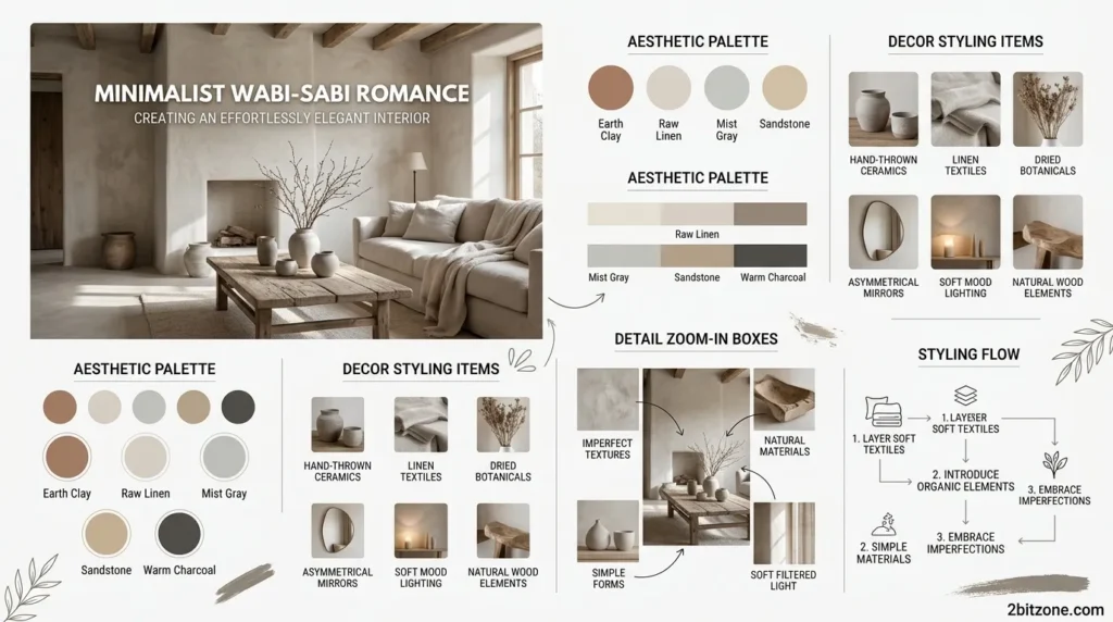 Minimalist Wabi Sabi Romantic