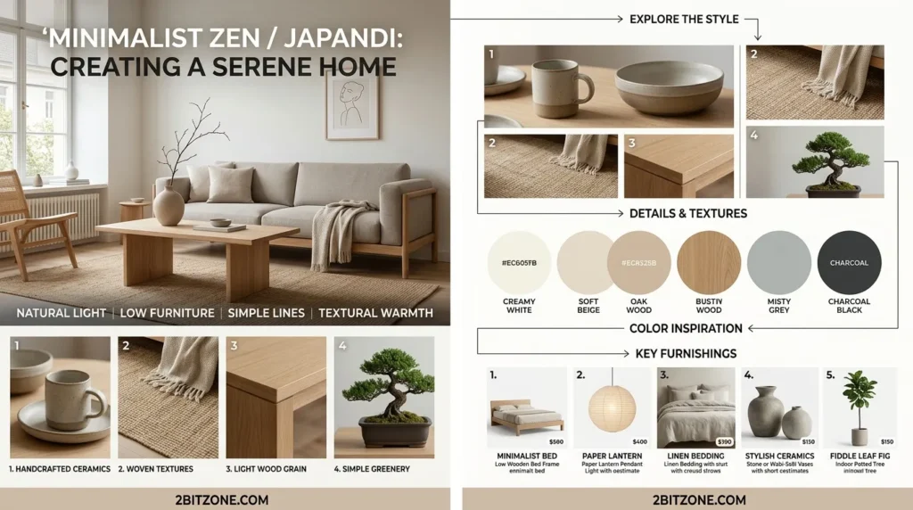 Minimalist Zen Japandi