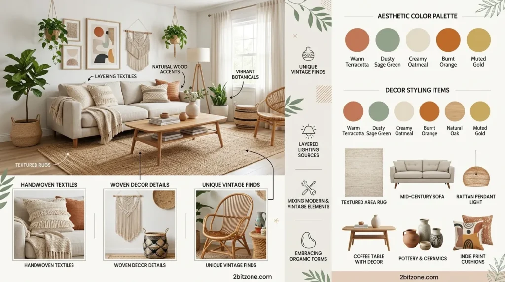 Modern Boho Living Room