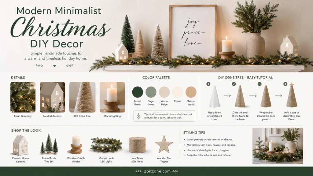 Modern Minimalist Christmas Diy Decor