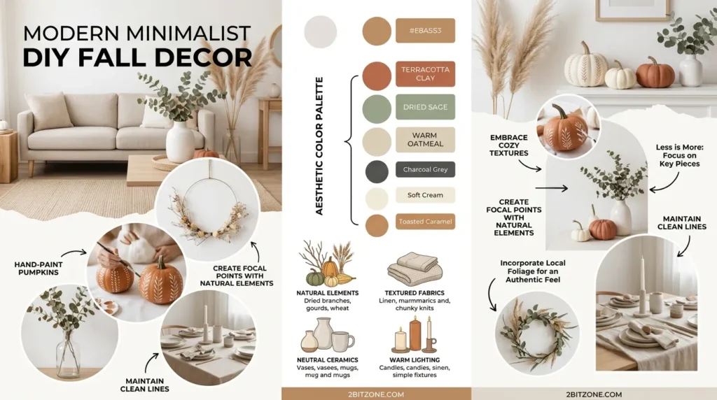 Modern Minimalist Diy Fall Decor