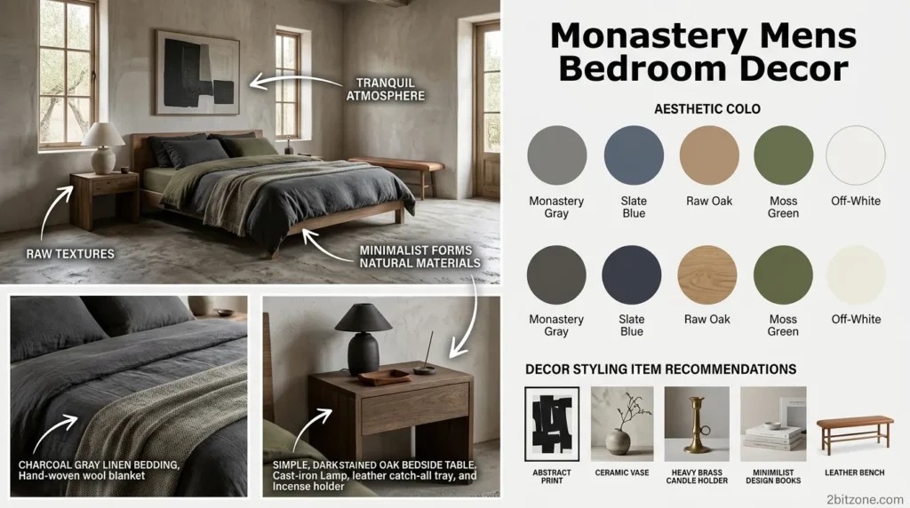 Monastery Mens Bedroom Decor