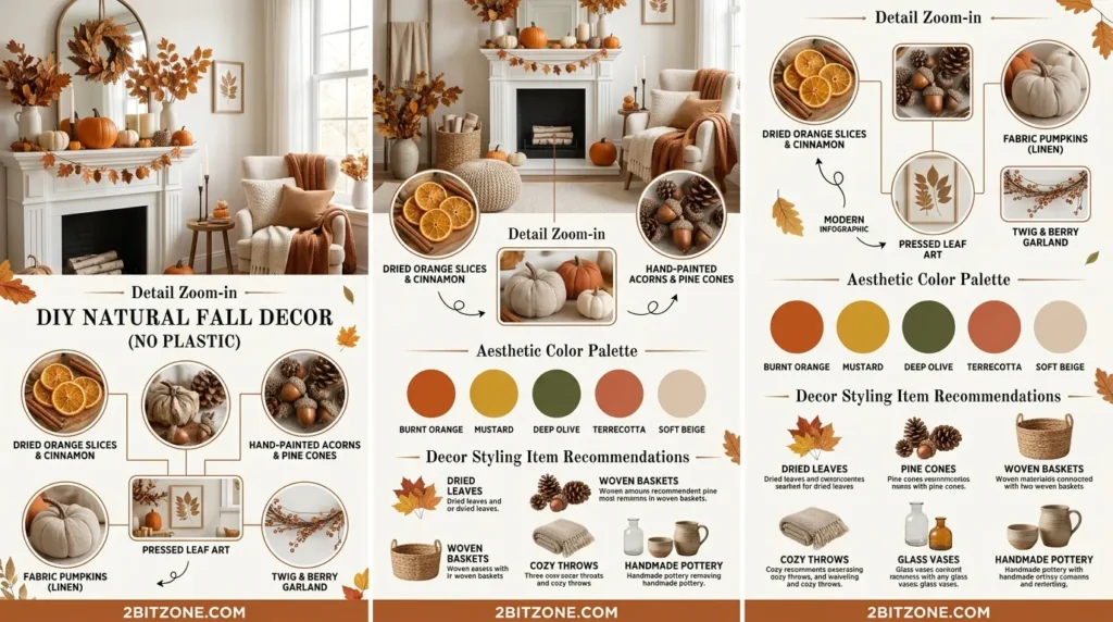 Natural Organic Diy Fall Decor No Plastic