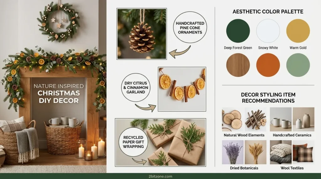 Nature Inspired Christmas Diy Decor