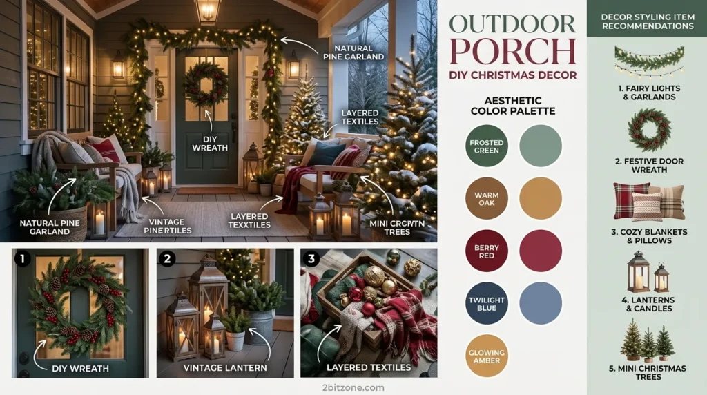 Outdoor Porch Diy Christmas Decor