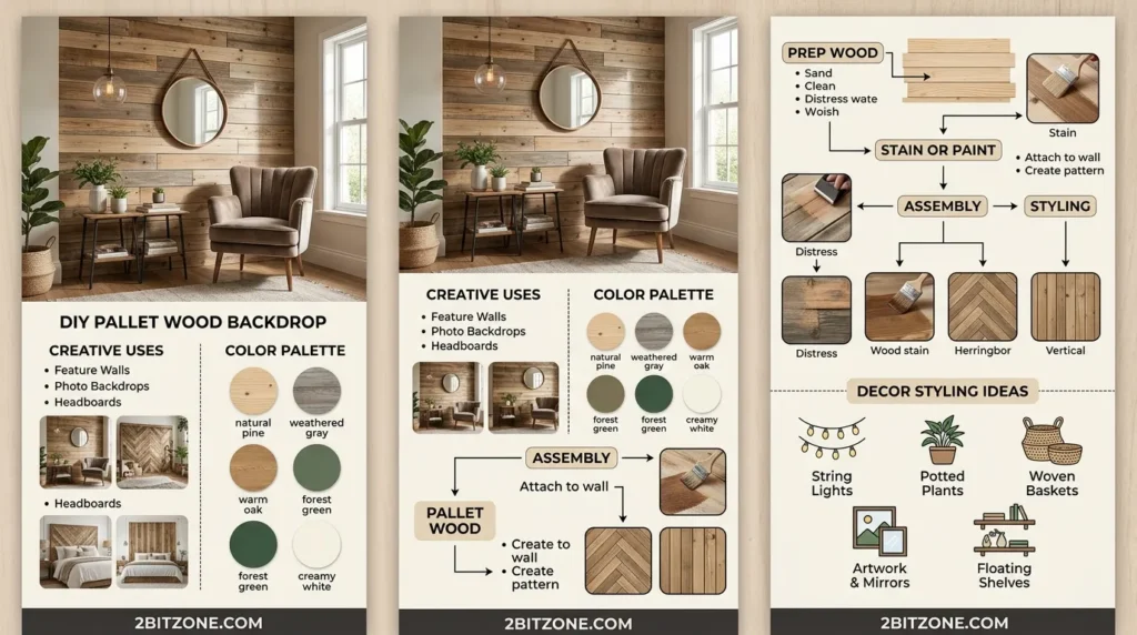 Pallet Wood Backdrop