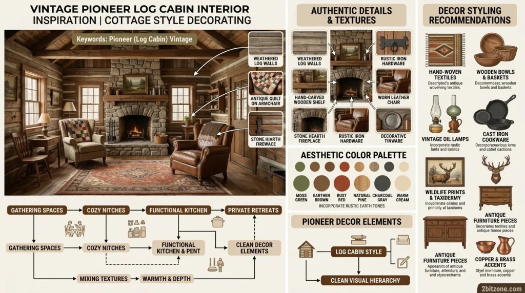 Pioneer Log Cabin Vintage vintage kitchen decor