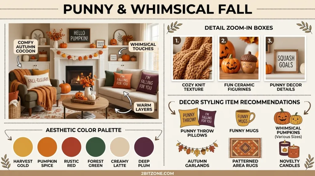 Punny Whimsical Fall