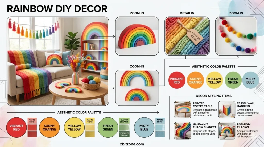 Rainbow Diy Decor