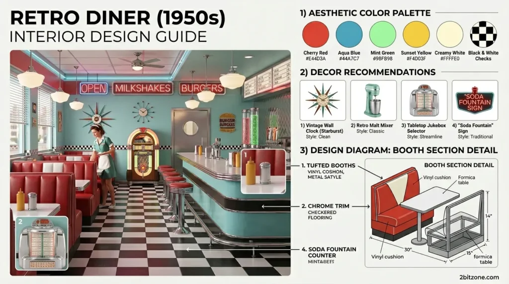 Retro Diner 1950s