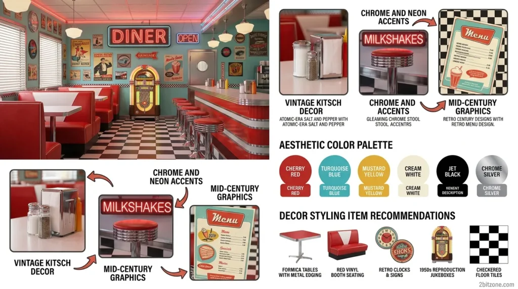 Retro Diner 50s Revival