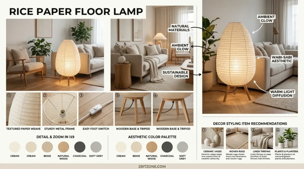 Rice Paper Floor Lamp