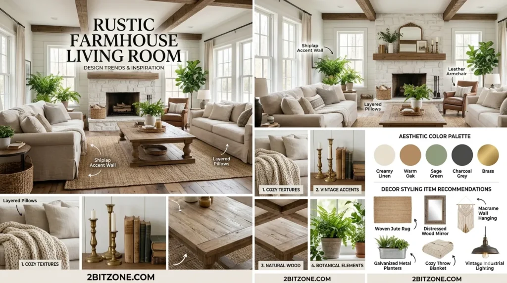 Rustic Farmhouse Living Room