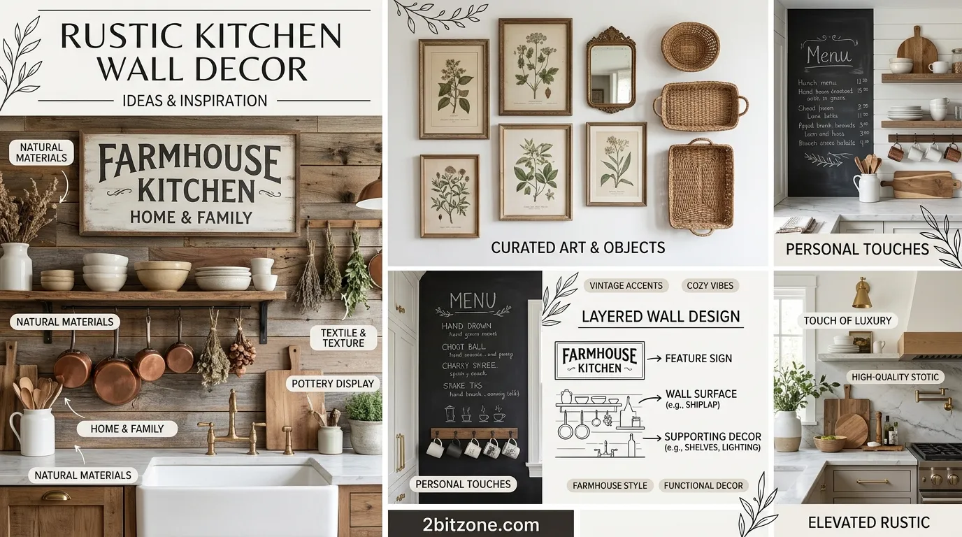 Rustic Kitchen Wall Decor