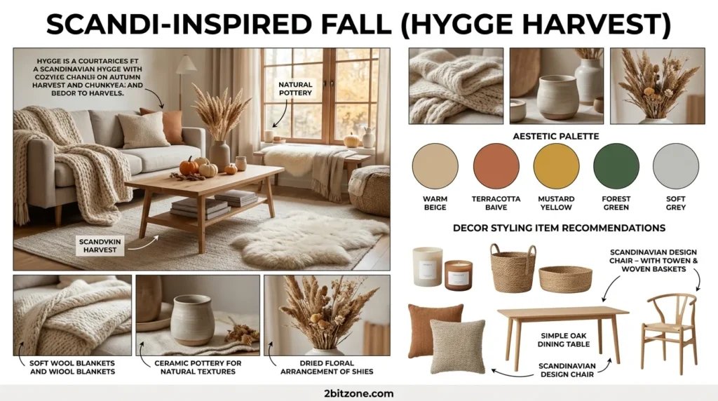 Scandi Inspired Fall Hygge Harvest
