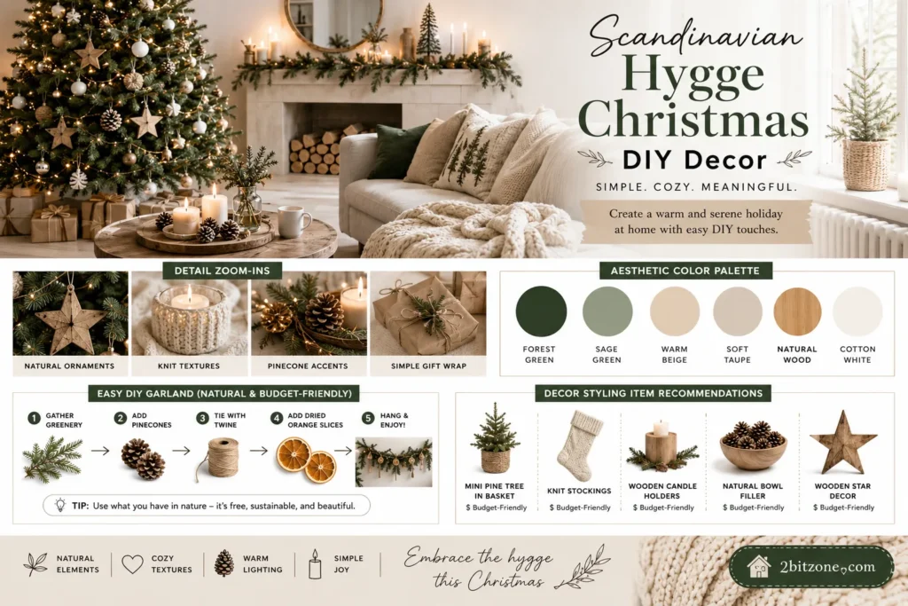 Scandinavian Hygge Christmas Diy Decor