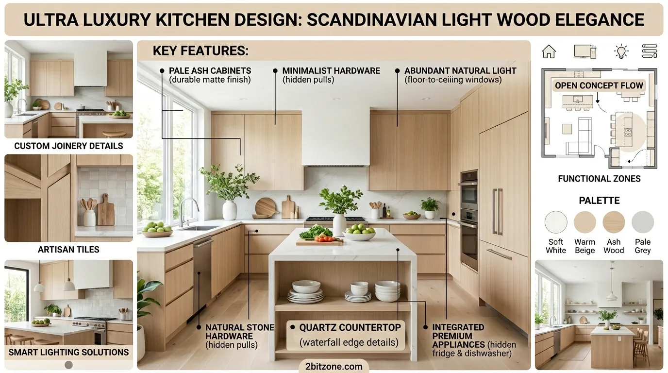 Scandinavian Light Wood End Tables For Living Room