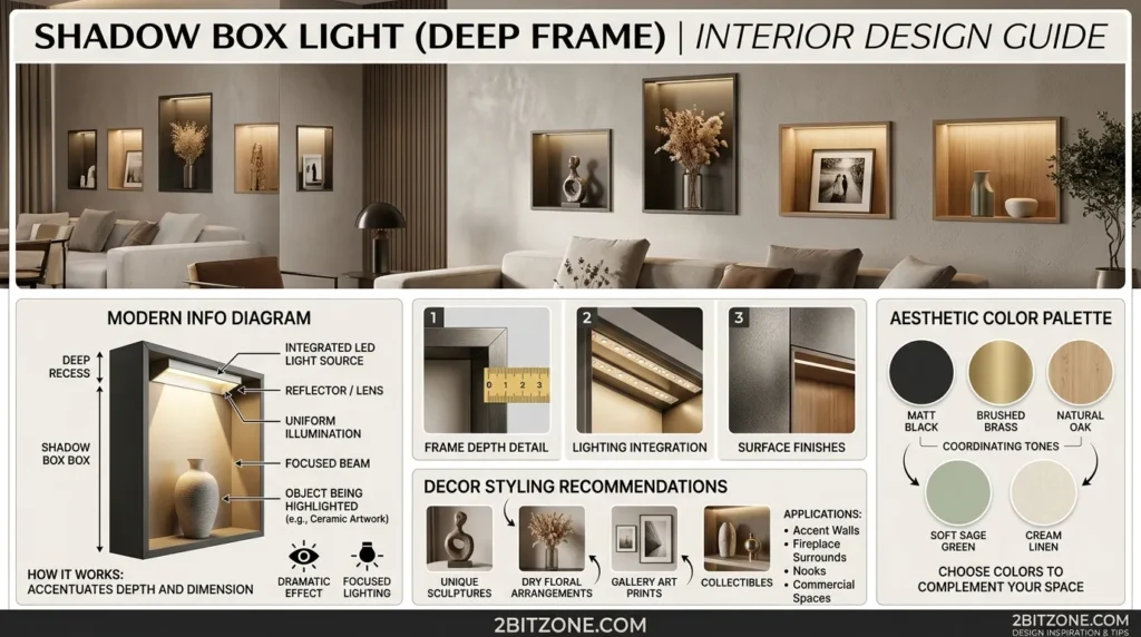 Shadow Box Light Deep Frame