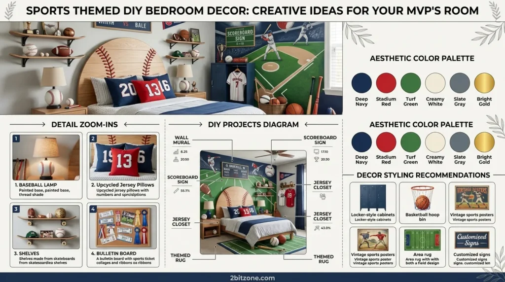Sports Themed Diy Bedroom Decor