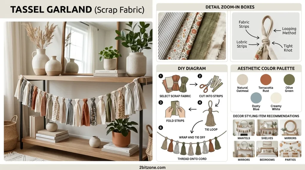 Tassel Garland Scrap Fabric