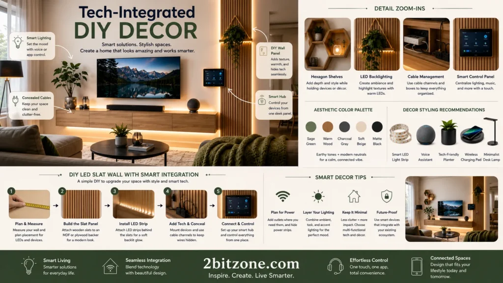 Tech Integrated Diy Decor