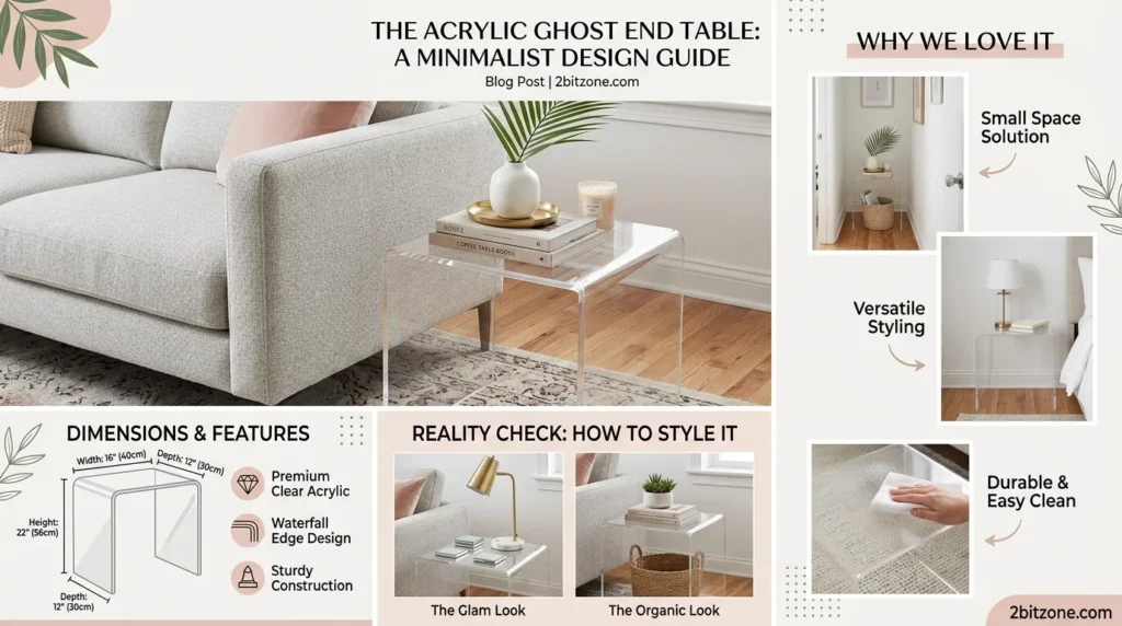 The Acrylic Ghost End Table