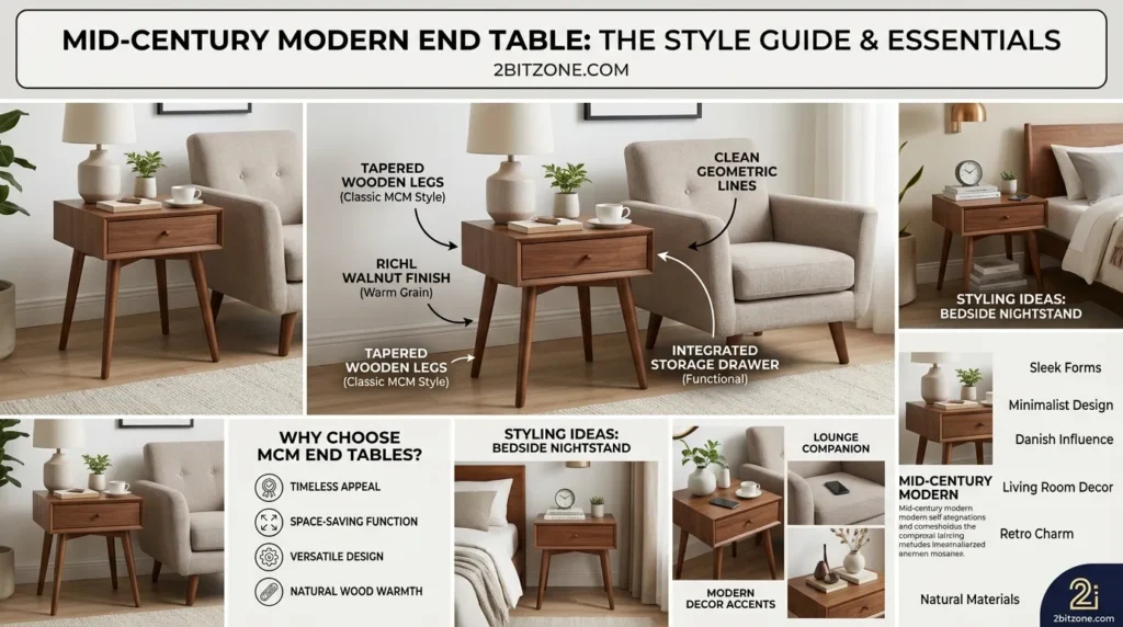 The Mid Century Modern End Table
