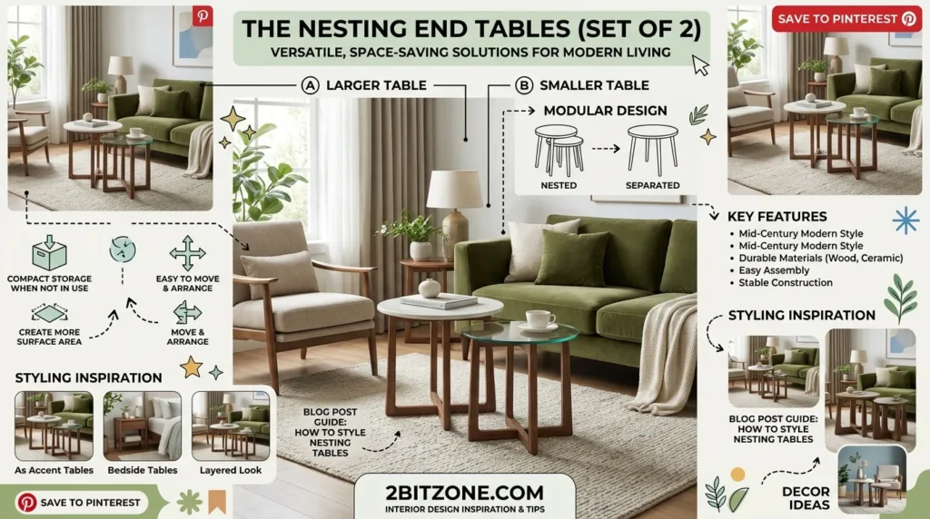 The Nesting End Tables Set Of 2