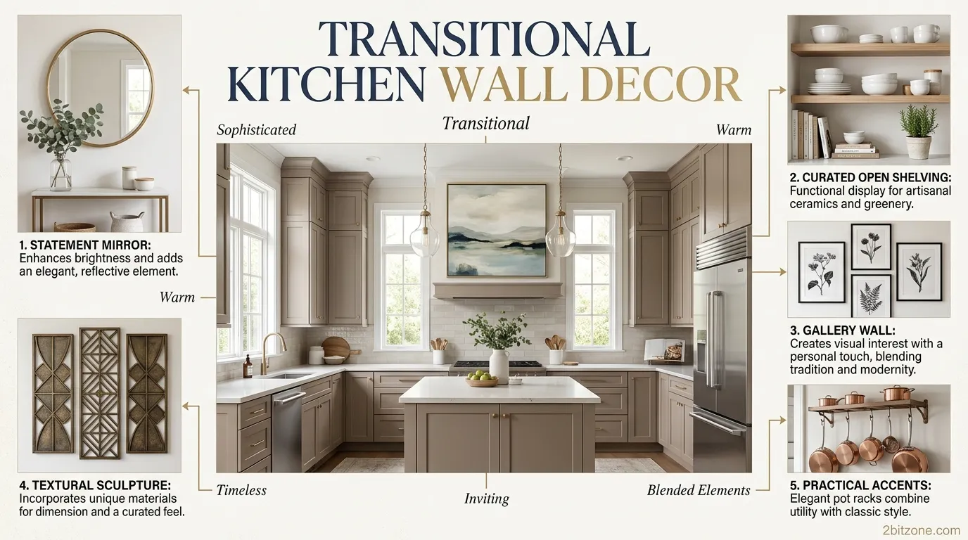 Transitional Kitchen Wall Decor
