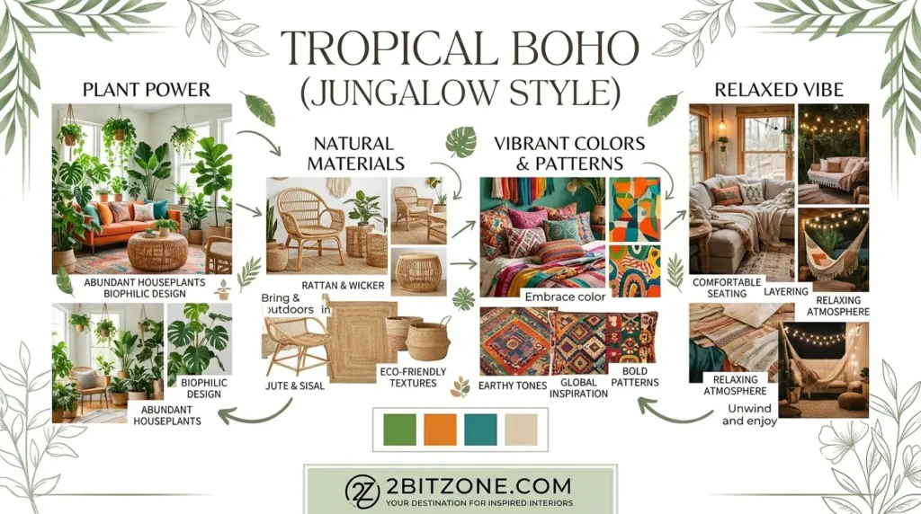 Tropical Boho Jungalow Style