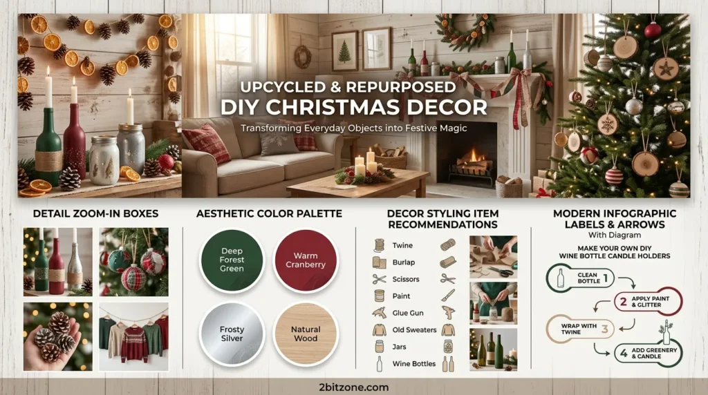 Upcycled Repurposed Diy Christmas Deco