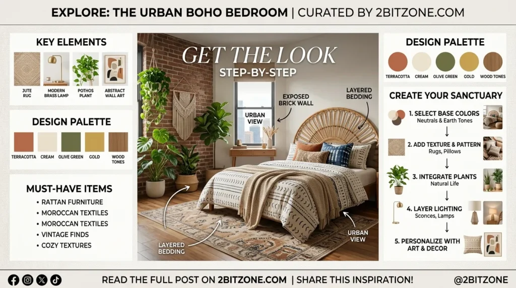 Urban Boho Bedroom