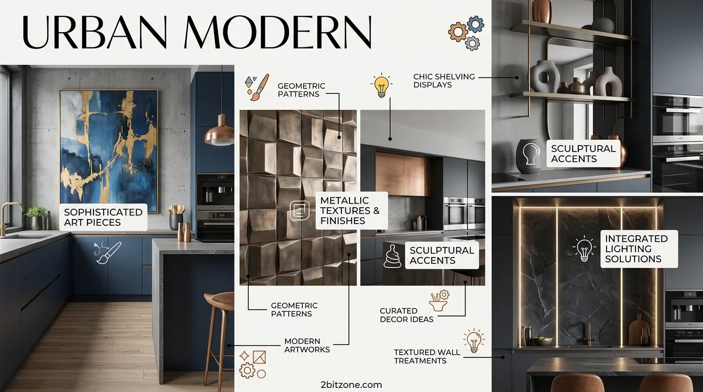 Urban Modern Kitchen Wall Decor