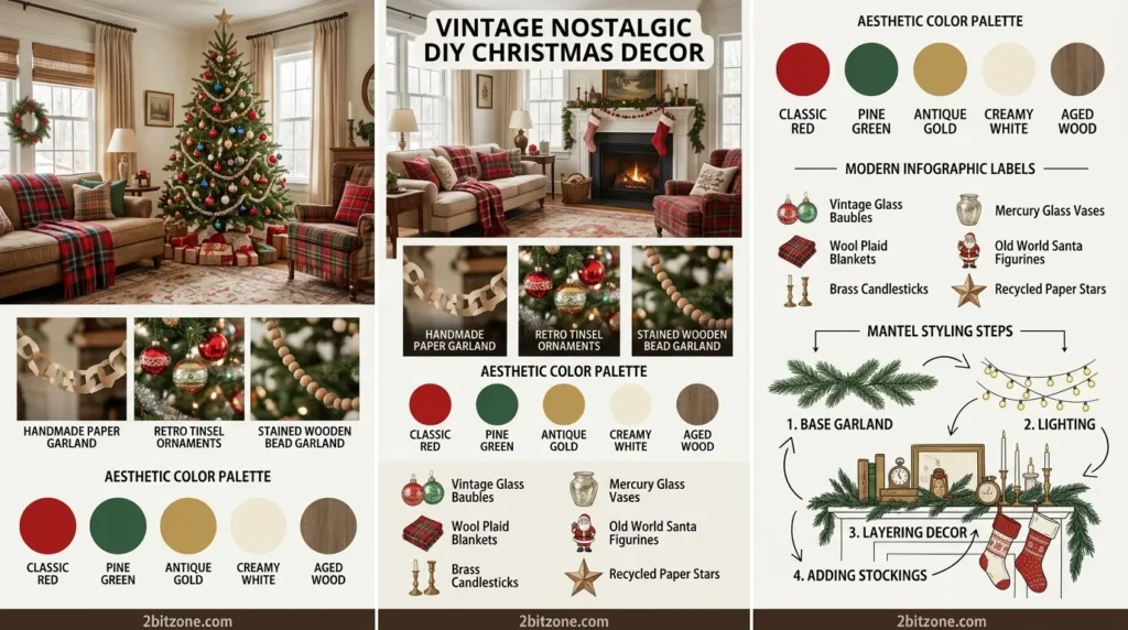 Vintage Nostalgic Diy Christmas Decor