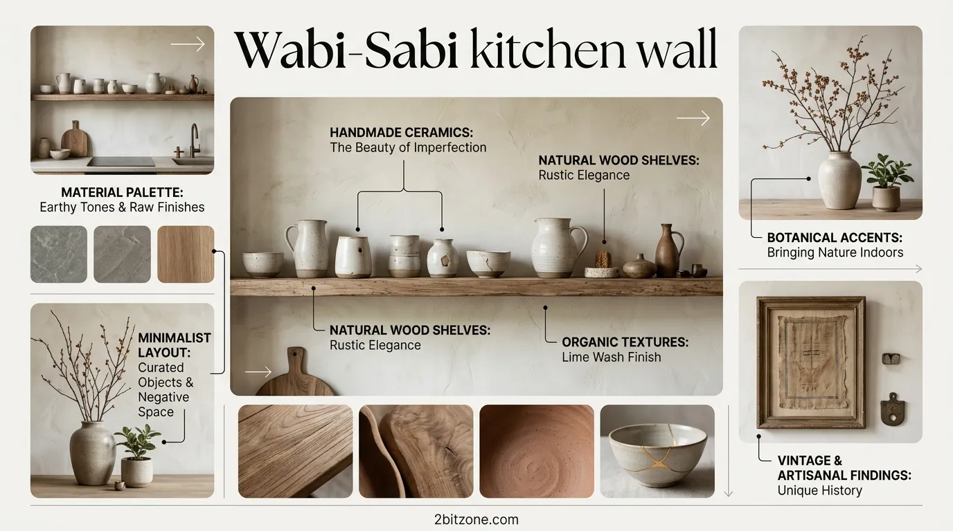 Wabi Sabi Kitchen Wall Decor